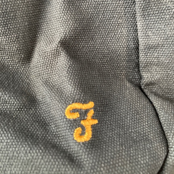 Farah Canvas rucksack backpack in black - Picture 3 of 10